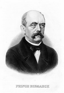 Otto von Bismarck, German statesman, 19th century. Artist: Unknown