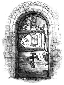 Door, Skipwith Church, 1870. Creator: Unknown.