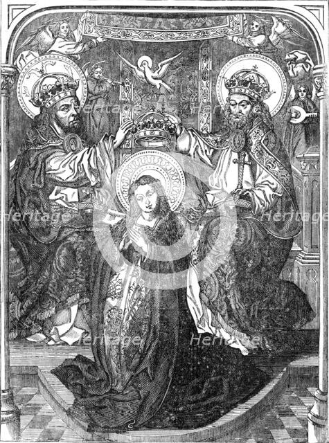 "The Coronation of the Virgin" by a German artist of the sixteenth century, 1854. Creator: Unknown.