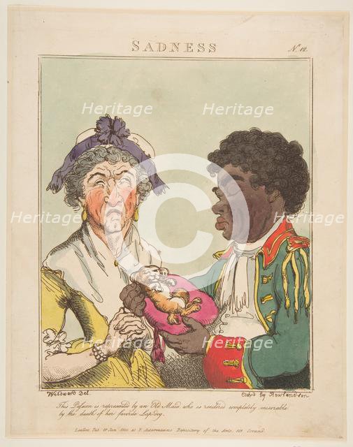 Sadness, January 21, 1800. Creator: Thomas Rowlandson.