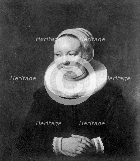 The wife of Nicolas Berghem, 1647, (1901). Artist: Unknown