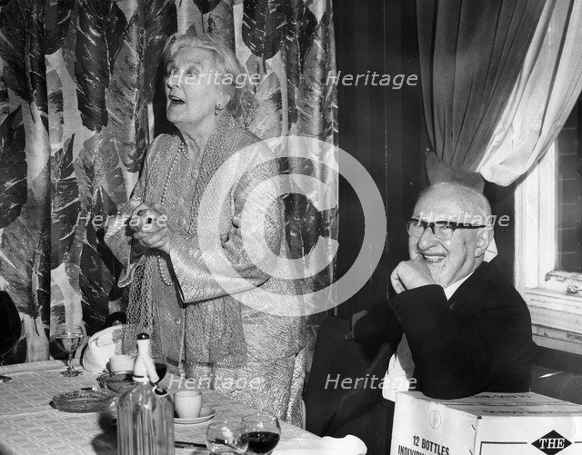 Dame Cybil Thorndyke (1882-1976), British actress, 1971. Artist: Unknown