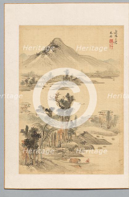 Landscape, 1815. Creator: Shunkin Uragami (Japanese, 1779-1846).