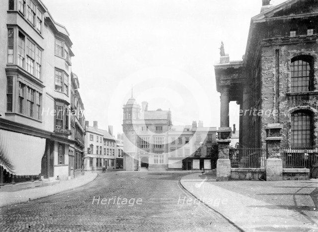 Broad Street, Oxford, Oxfordshire, c1860-c1922. Artist: Henry Taunt
