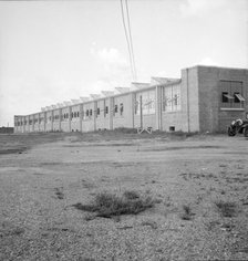 Textile factory built by Work Projects Administration (WPA), Brookhaven, Mississippi, 1936. Creator: Dorothea Lange.