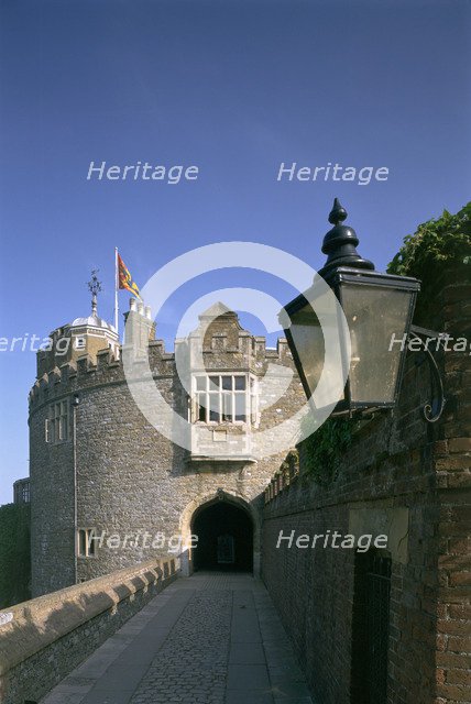 The gatehouse bastion of Walmer Castle, Deal, Kent, 1998. Artist: J Bailey