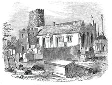 Tottenham Old Church, 1844. Creator: Unknown.