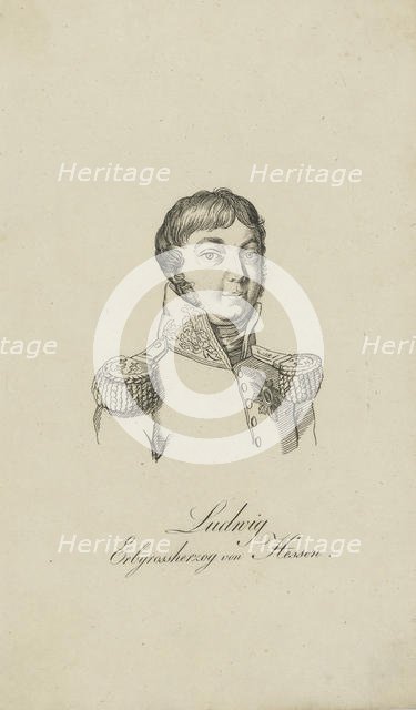 Portrait of Louis I, Grand Duke of Hesse (1753-1830), 1806. Creator: Anonymous.