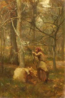 In the Woods at Muthill, Perthshire, 1880 - 1886. Creator: James Lawton Wingate.