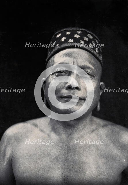 Sarawak: Tama Bulan, a Kenyah chief, c1900. Creators: Unknown, Tama Bulan.