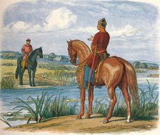 'Henry and Stephen confer across the Thames', 1153 (1864). Artist: James William Edmund Doyle.