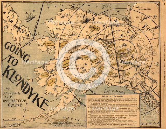 Going to Klondyke, 1897. Creator: May Bloom.