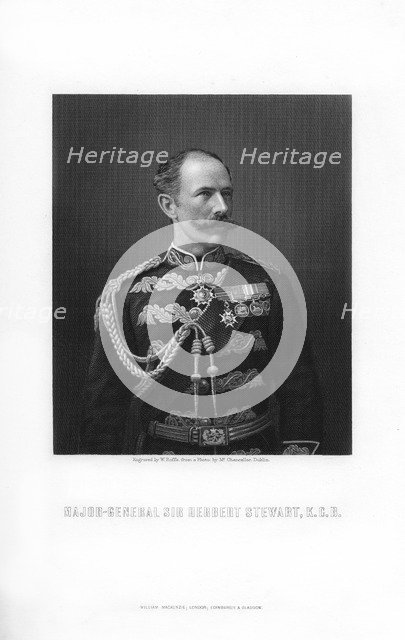 Sir Herbert Stewart, British soldier, (1893). Creator: William Roffe.