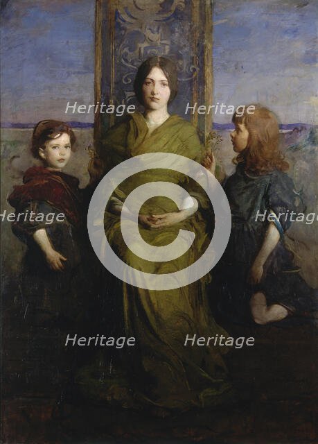 Virgin Enthroned, 1891. Creator: Abbott Handerson Thayer.