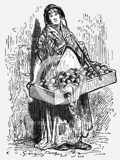 'Orange Women', 1872.  Creator: Gustave Doré.