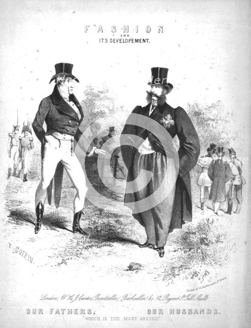 'Fashion and its Developement.', early 19th century. Artist: Thomas Francois Guerin.