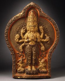 Cosmic Form of the Bodhisattva Avalokiteshvara, 17th century. Creator: Unknown.