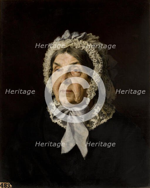 Portrait of Julia Patelska, c1880. Creator: Kazimierz Pochwalski.