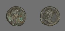 Tetradrachm (Coin) Portraying Emperor Hadrian, 117-138. Creator: Unknown.