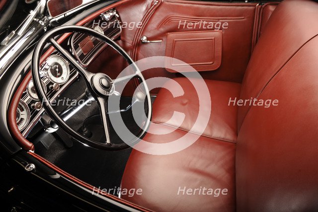 Auburn 852 SC Speedster 1936. Artist: Simon Clay.