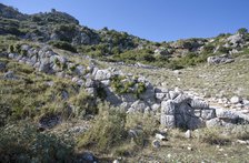 A theatre in Kassope, Greece. Artist: Samuel Magal