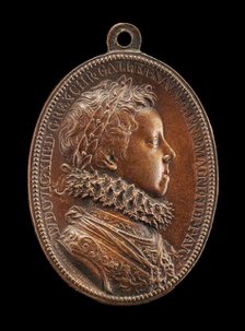 Louis XIII, 1601-1643, King of France 1610 [obverse], 1610. Creator: Abraham Dupre.