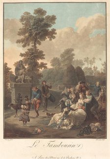 Le Tambourin, c. 1789. Creator: Charles-Melchior Descourtis.