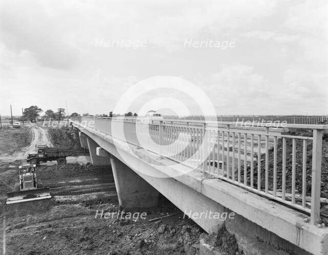 M6 Motorway, Stone, Stone Rural, Stafford, Staffordshire, 13/06/1962. Creator: John Laing plc.
