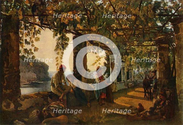 'A Terrace by the Sea-shore - a variation', 1828, (1965).  Creator: Sil'vestr Shchedrin.