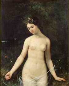 Jeune femme nue, 1831. Creator: Gautier, Théophile (1811-1872).