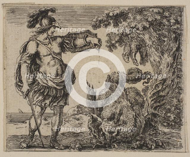 Jason, from 'Game of Mythology' (Jeu de la Mythologie), 1644. Creator: Stefano della Bella.