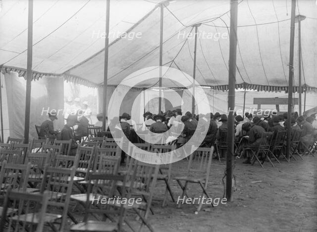 Red Cross, American - Women's National Service School; Red Cross Instructions in Care of Sick, 1916. Creator: Harris & Ewing.