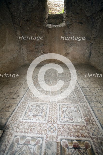 The House of the Hunting Scene, Bulla Regia, Tunisia. Artist: Samuel Magal