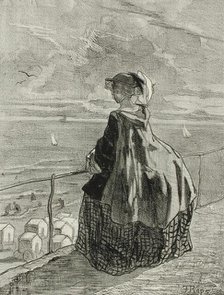 Ostende, 1857. Creator: Félicien Rops.