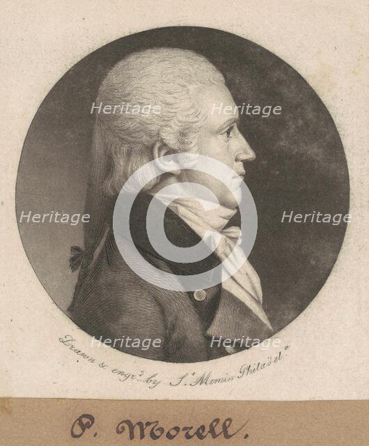 P. Morell, 1802. Creator: Charles Balthazar Julien Févret de Saint-Mémin.