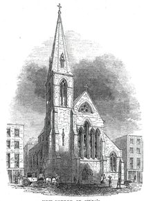 New Church, St. Giles's, 1844. Creator: Unknown.