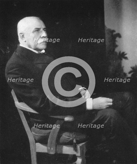 Sir Edward Elgar, (1857-1934), English composer, early 20th century. Artist: Unknown