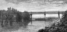 Lattice-girder bridge over the River Wye, 1865. Creator: Unknown.