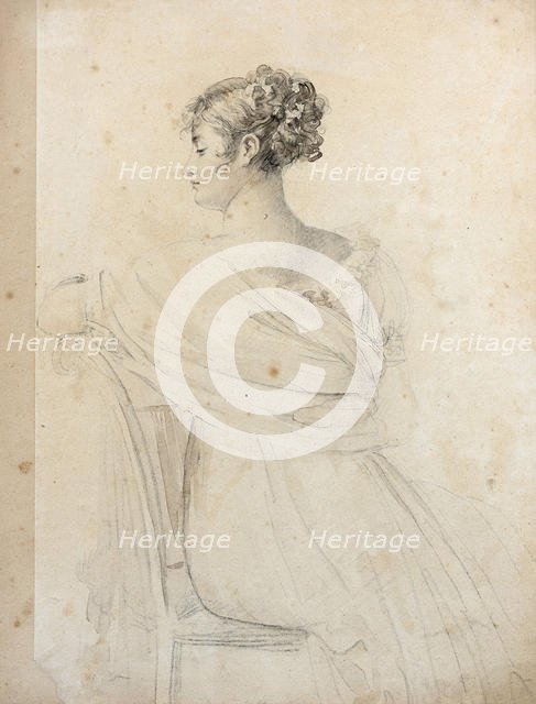 Portrait of Madame Récamier (1777-1849). Creator: Gérard, François Pascal Simon (1770-1837).