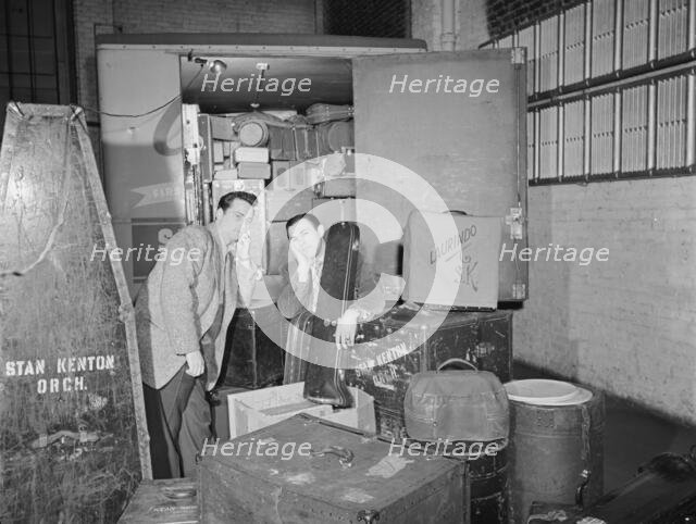 Stan Kenton Orchestra, 1947 or 1948. Creator: William Paul Gottlieb.