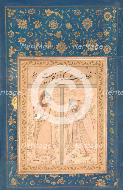 The Old man and the Youth, second quarter 17th century. Creator: Riza.