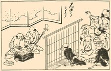 Musicians, 1793, (1924). Creator: Takehara Shunchosai.