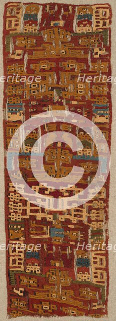 Fragment, Peru, 200 B.C./A.D. 600. Creator: Unknown.