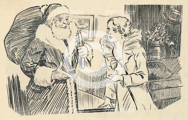 Illustration from 'The Mystification of Santa Claus', 1936.  Creator: Unknown.