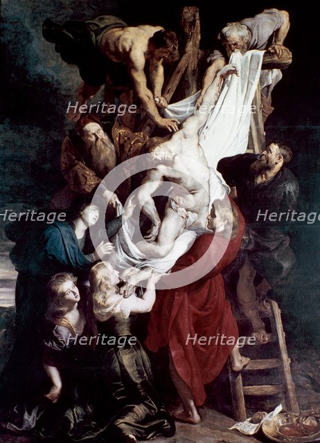 'Descent from the Cross', c1612-1614. Artist: Peter Paul Rubens