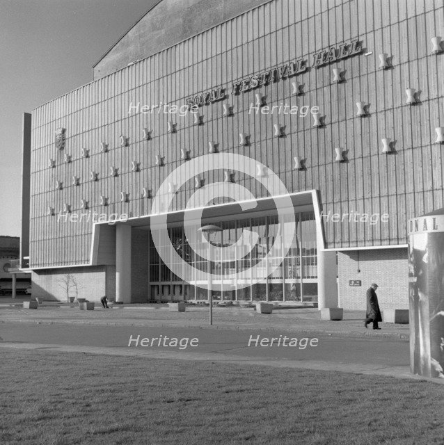 Royal Festival Hall, Belvedere Road, South Bank, Lambeth, London, c1951-1962. Artist: Eric de Maré