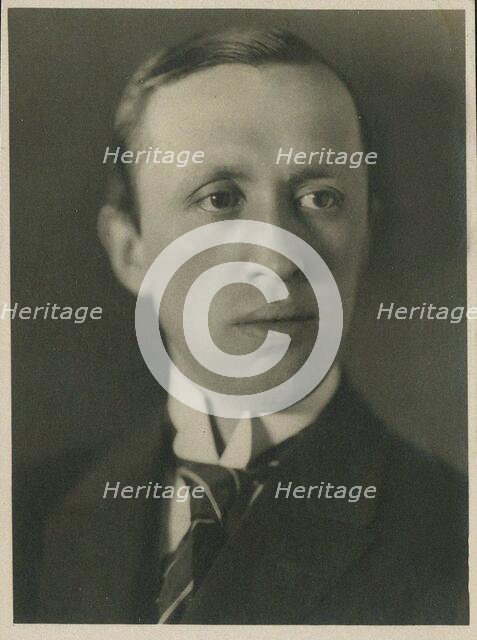 Portrait of Karel Capek (1890-1938), 1930. Creator: Photo studio Vanek, Prague  .