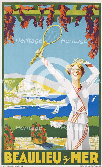 Beaulieu sur Mer, c1925. Creator: Broders, Roger (1883-1953).