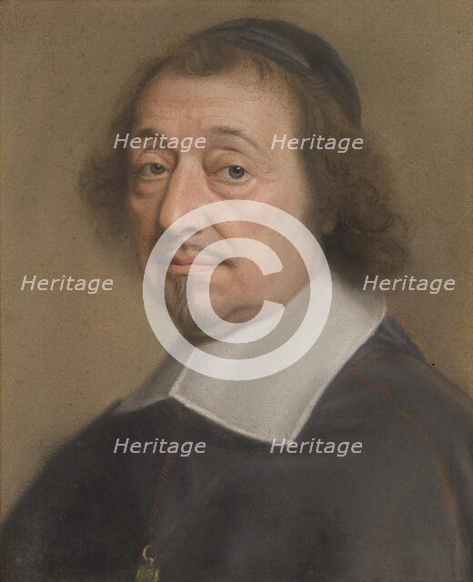 Portrait of Monseigneur Louis Doni d'Attichy, Bishop of Riez and later of Autun, 1663. Creator: Robert Nanteuil.