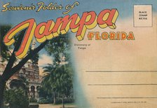 'Souvenir Folder of Tampa, Florida - University of Tampa', c1940s. Artist: Unknown.